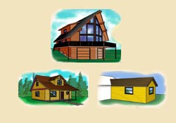 Cabins Houses and Addition plans