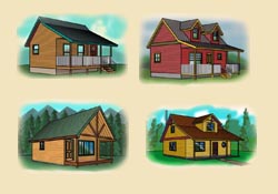 Cabin and Small House Plans