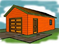 G1632B Garage Plan