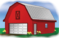 Barn style garage