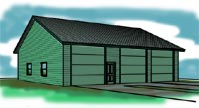 Three car Garage Plans