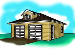 Garage Plans and Garage Designs with a Hip Roof