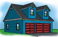 G3030F Garage Plan