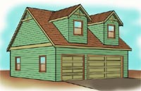 G3228B Garage Plan